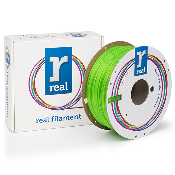 REAL filament fluorescerend groen 1,75 mm PLA 1 kg  DFP02393 - 1