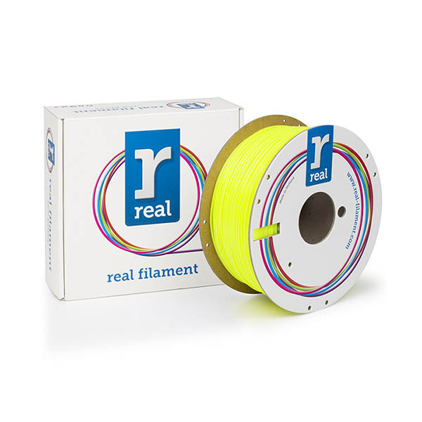 REAL filament geel transparant 1,75 mm PETG 1 kg DFE02008 - 1