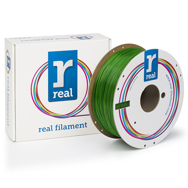 REAL filament transparant groen 1,75 mm PETG 1 kg  DFP02366 - 1