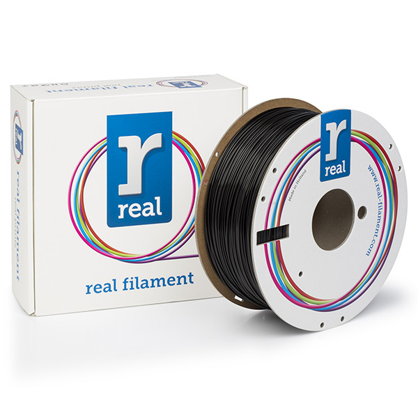REAL filament zwart 1,75 mm PLA 1 kg  DFP02296 - 1