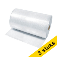 Aanbieding: 3x Raadhuis luchtkussenfolie transparant (100 cm x 50 m)