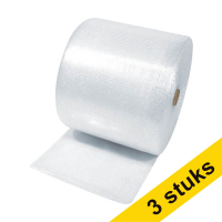 Aanbieding: 3x Raadhuis luchtkussenfolie transparant (50 cm x 100 m)