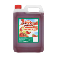 Raak limonadesiroop aardbei (5000 ml) 423396