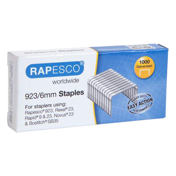 Rapesco 23/6 nietjes gegalvaniseerd (1000 stuks) 1235 226814 - 1