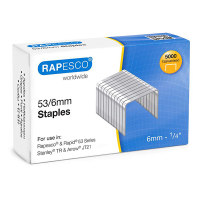 Rapesco 53/6 nietjes gegalvaniseerd (5000 stuks) 0749 202089