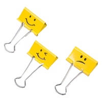 Rapesco Emoji papierklem 19 mm bright yellow (20 stuks) 1351 226806