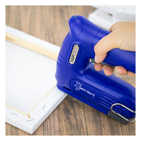 Rapesco Germ-Savvy antibacteriële elektrische tacker blauw 1634 202077 - 3