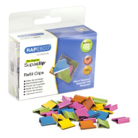 Rapesco Supaclip 40 papierklem navulling assorti (150 stuks) CP15040M 202087
