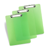 Rapesco klembord transparant groen A4 staand (3 stuks) 221674 - 1