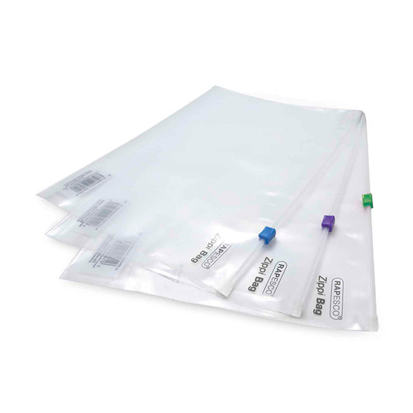 Rapesco zichtmap met plastic zipsluiting transparant A4+ (5 stuks) 0978 202067 - 1