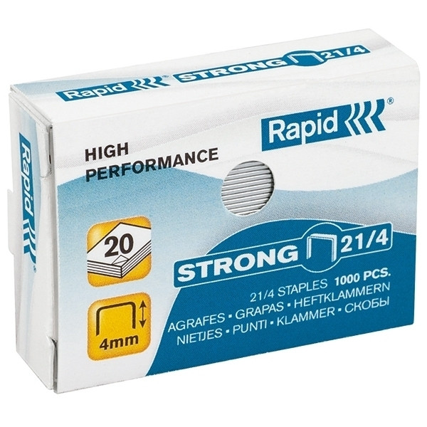 Rapid 21/4 strong nietjes gegalvaniseerd (1000 stuks) 24863400 202018 - 1