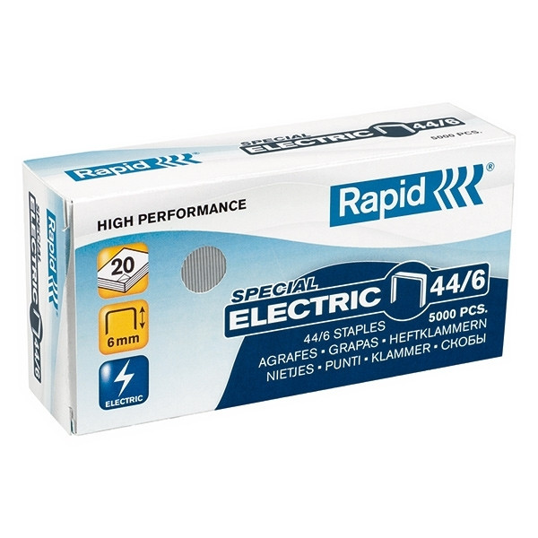 Rapid 44/6 strong elektrische nietjes gegalvaniseerd (5000 stuks) 24868100 202030 - 1