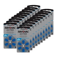 Rayovac Extra Advanced 675 / PR44 / Blauw voordeelpak 120 stuks ARA00131