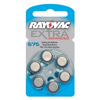 Rayovac extra advanced 675 gehoorapparaat batterij 6 stuks (blauw) PR44 204803