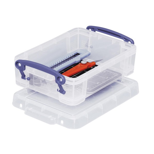 Really Useful Box transparante opbergbox 0,75 liter 200402 - 1