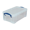 Really Useful Box transparante opbergbox 9 liter XL