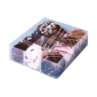 Really Useful Box transparante opbergbox divider 12 vakken