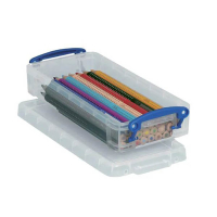 Storagebox Really Useful 0,55L 220x100x40 transparant 299350