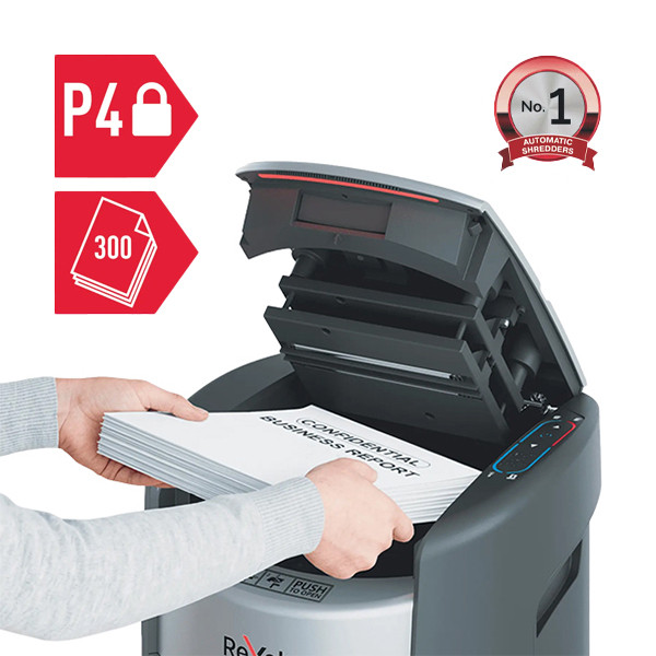 Rexel ShredMax Auto+ 300X papierversnipperaar kleine snippers 208316 - 3