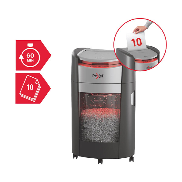 Rexel ShredMax Auto+ 300X papierversnipperaar kleine snippers 208316 - 4