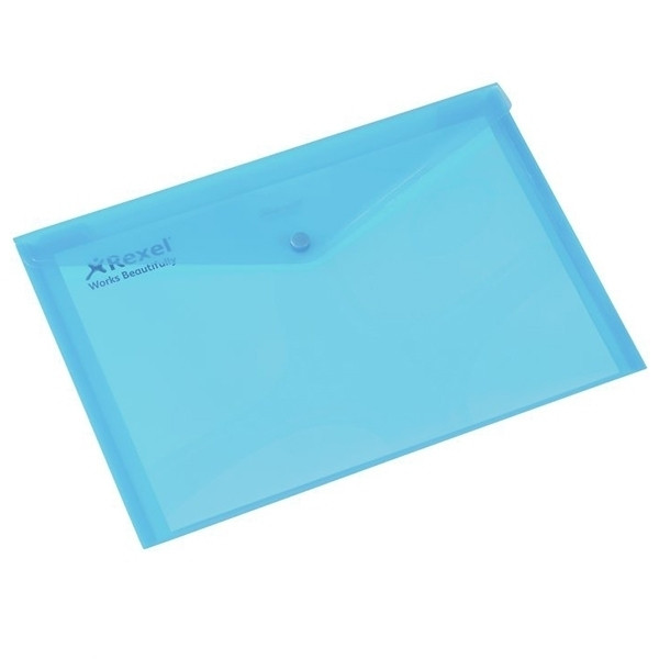 Rexel documentenvelop A4 blauw 16129BU 208075 - 1