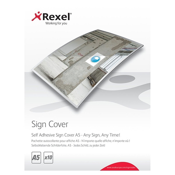 Rexel zelfklevende SignCovers A5 (10 stuks) 2104250 208152 - 1