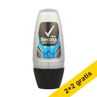 Aanbieding: 4x Rexona Cobalt for Men deoroller (50 ml) SRE00399
