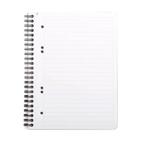 Rhodia Greenbook spiraalblok A5+ 90 grams 80 vel gelinieerd zwart 404701