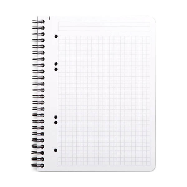 Rhodia Greenbook spiraalblok A5+ 90 grams 80 vel geruit 5 mm zwart 404700 - 1