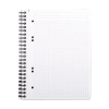 Rhodia Greenbook spiraalblok A5+ 90 grams 80 vel geruit 5 mm zwart 404700 - 1