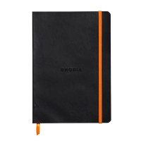 Rhodia gebonden boek A5 gelinieerd 80 vel zwart 404697