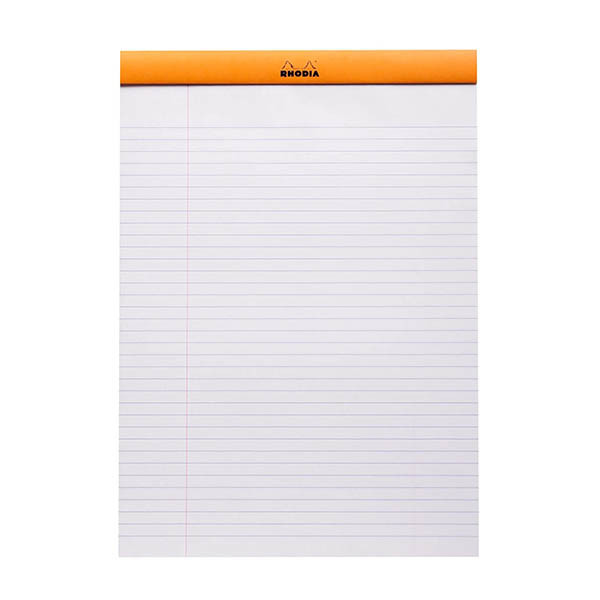 Rhodia schrijfblok A4 gelinieerd 80 grams 80 vel 404696 - 1