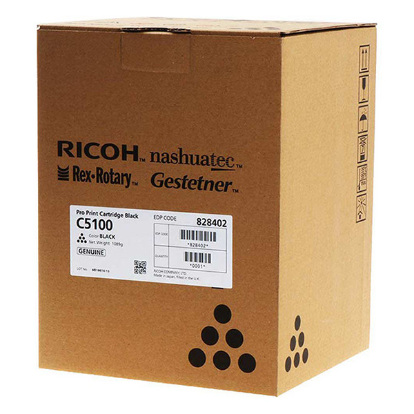 Ricoh 828225 toner zwart (origineel) 828225 828402 906310 - 1