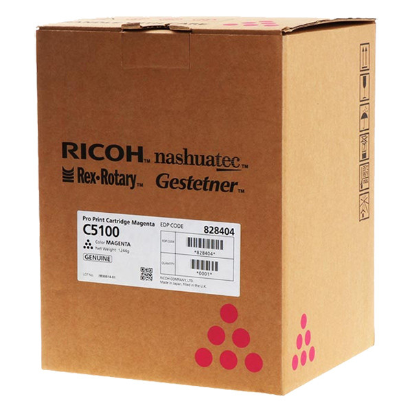 Ricoh 828227 toner magenta (origineel) 828227 828404 073528 - 1