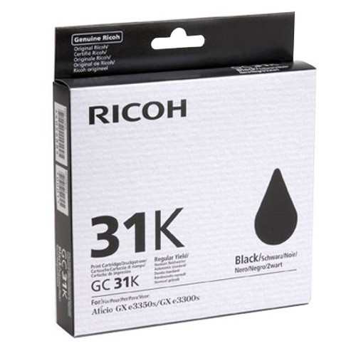 Ricoh GC-31K gelcartridge zwart (origineel) 405688 905121 - 1
