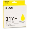 Ricoh GC-31YH gelcartridge geel hoge capaciteit (origineel)