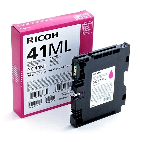 Ricoh GC-41ML gelcartridge magenta (origineel) 405767 073802 - 1