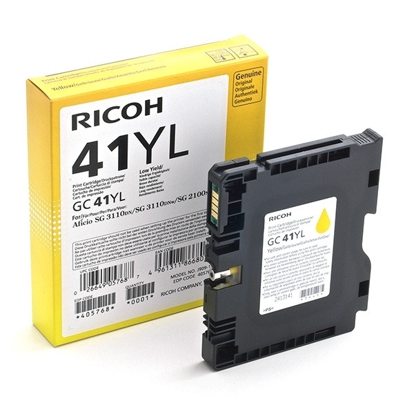 Ricoh GC-41YL gelcartridge geel (origineel) 405768 073804 - 1