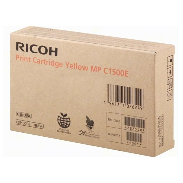 Ricoh MP C1500E gel toner geel (origineel) 888548 074826 - 1