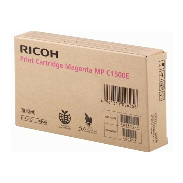 Ricoh MP C1500E gel toner magenta (origineel) 888549 074824 - 1