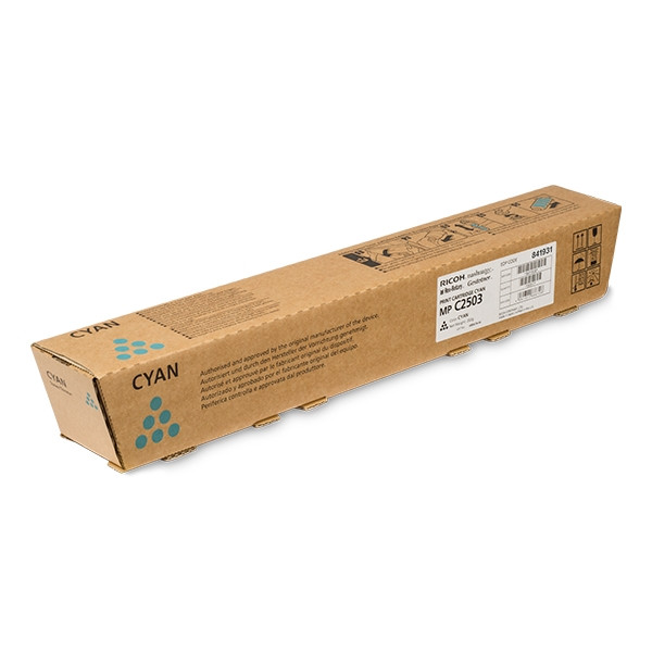 Ricoh MP C2503 toner cyaan (origineel) 841931 073544 - 1