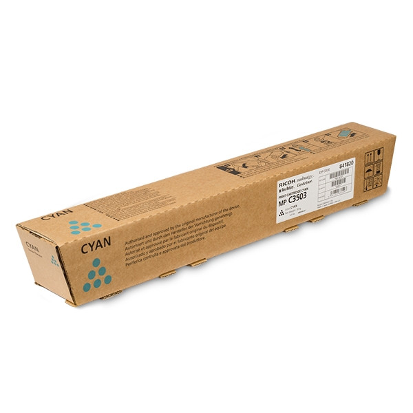 Ricoh MP C3503 toner cyaan (origineel) 841820 073682 - 1