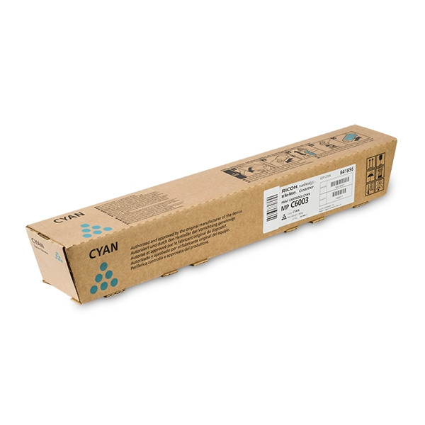 Ricoh MP C6003 toner cyaan (origineel) 841856 073674 - 1