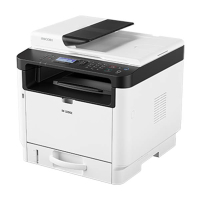 Ricoh M 320SE all-in-one A4 laserprinter zwart-wit met wifi (4 in 1) 842071