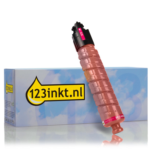 Ricoh SP-C430E toner magenta (123inkt huismerk) 821076C 821206C 821281C 073921 - 1