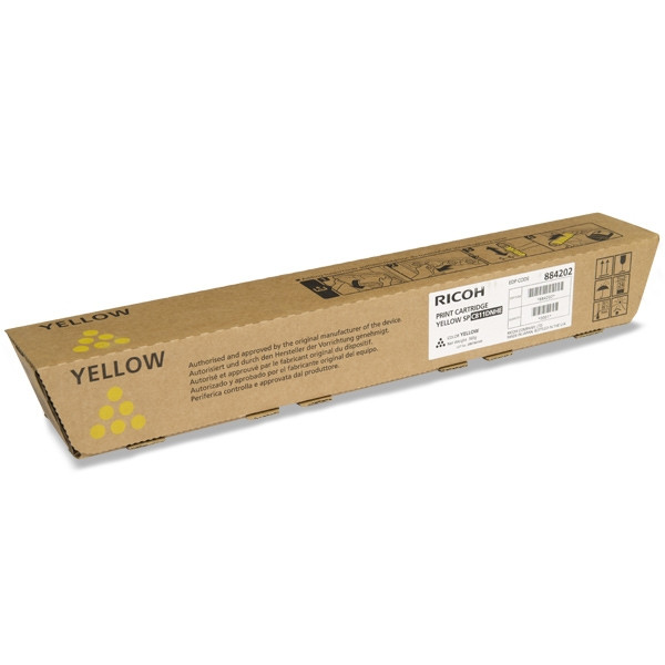 Ricoh SP-C811DN toner geel (origineel) 820009 821218 884202 074860 - 1