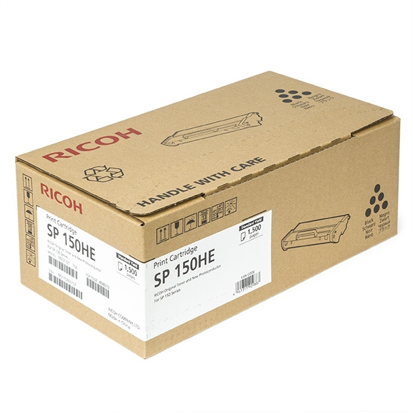 Ricoh SP 150HE toner zwart hoge capaciteit (origineel) 408010 066980 - 1