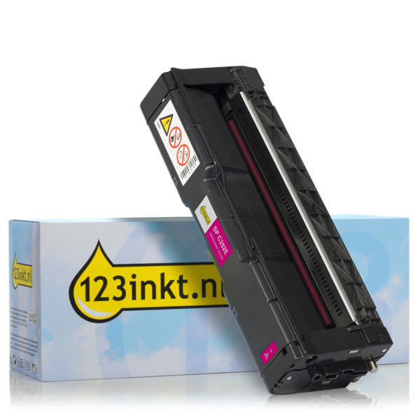 Ricoh SP C252E toner magenta (123inkt huismerk) 407533C 067019 - 1