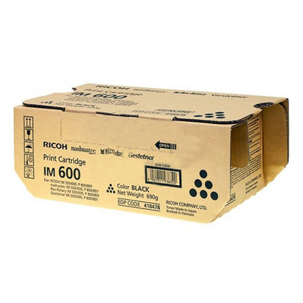 Ricoh Type IM 600 toner zwart (origineel) 418477 418478 602271 - 1