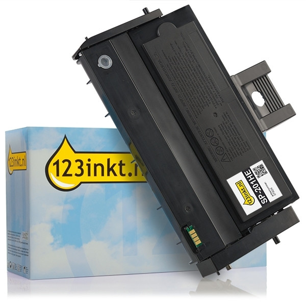 Ricoh Type SP-201HE toner zwart hoge capaciteit (123inkt huismerk) 407254C 073629 - 1